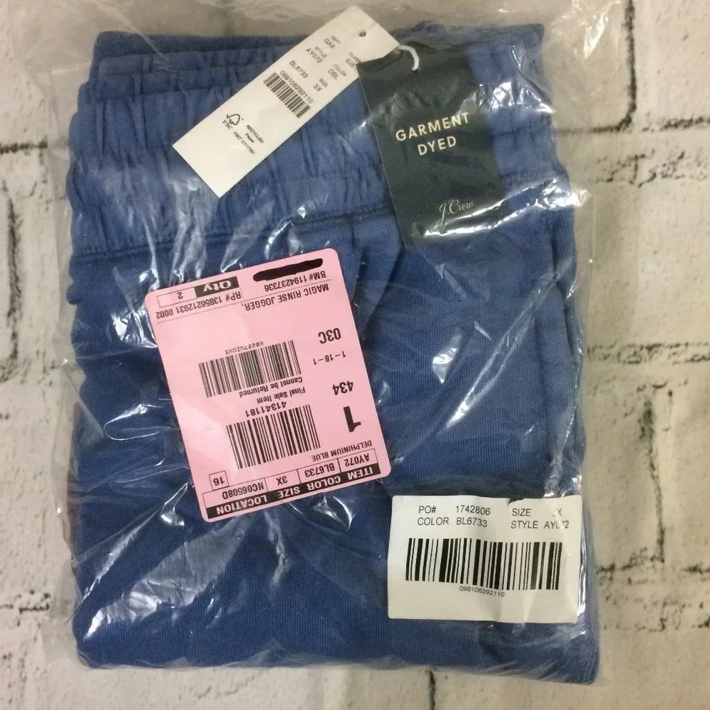J. Crew Magic Rinse Jogger Pant 3X